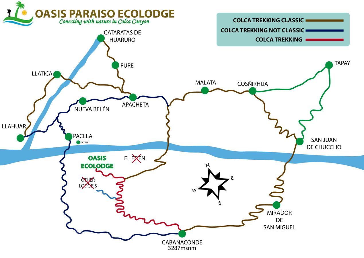 Oasis Paraiso Ecolodge Cabanaconde Extérieur photo